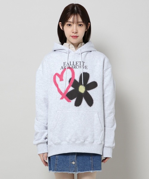 ★送料・関税込★FALLETT★LOVE SPRAY HOODIE★パーカー★ ALAND パーカー 「UNISEX」FALLETT／LOVE SPRAY フーディー