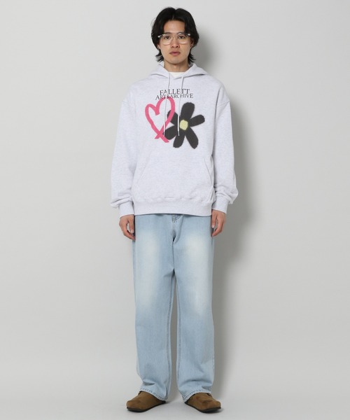 ★送料・関税込★FALLETT★LOVE SPRAY HOODIE★パーカー★ ALAND パーカー 「UNISEX」FALLETT／LOVE SPRAY フーディー