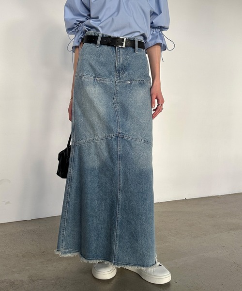 solleim（ソルレム） デニムスカート 「選べる2color」デニムロー