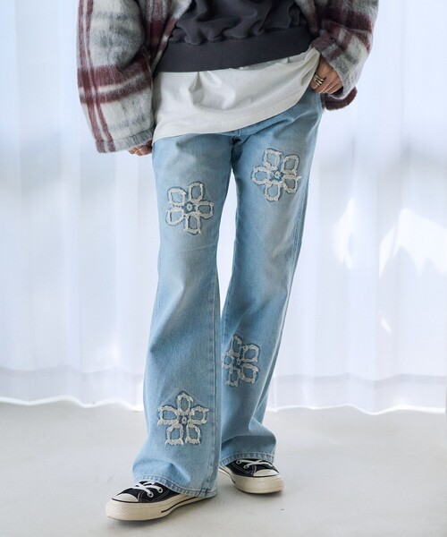 パンツ Stretch flare denim pants 楽天市場】Tight Flare DenimPants eL ジーナシス パンツ