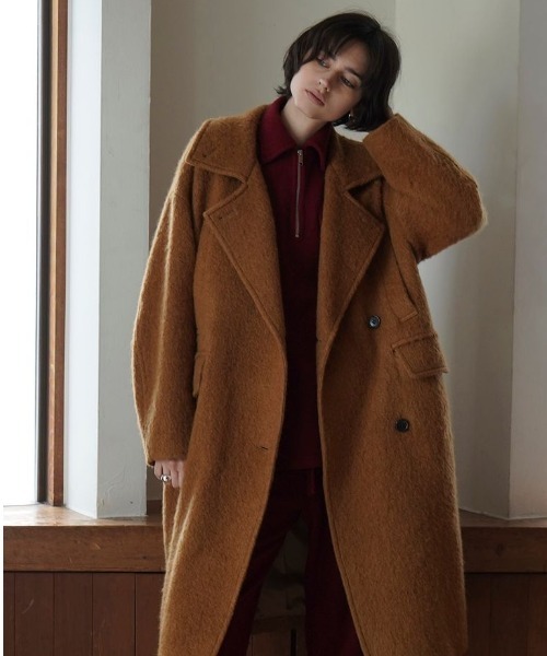 CLANE クラネ　チェスターコート CLANE - カラーダウン チェスターコート ピンク - COLOR DOWN