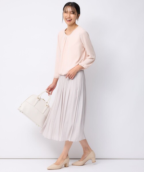 23区　クリスタルアムンゼンプリーツスカート 洗える】クリスタルアムンゼン スカート / 23区 | ファッション
