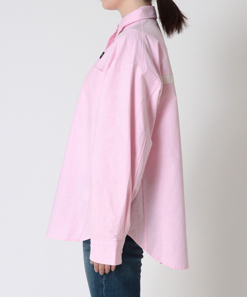 blanc basque ブラウス シャツ ピンストライプシャツブラウス