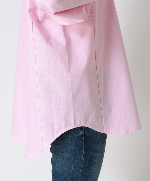blanc basque ブラウス シャツ ピンストライプシャツブラウス