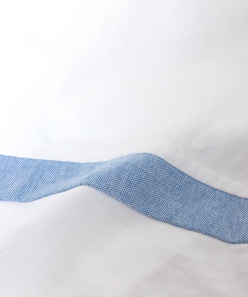 blanc basque ブラウス シャツ ピンストライプシャツブラウス
