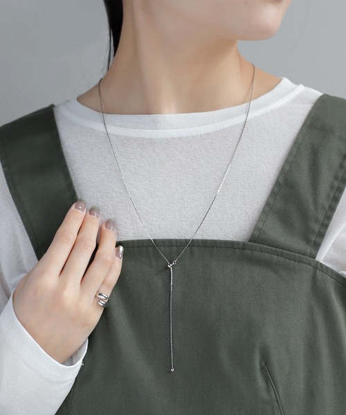 ANEMONE ネックレス Y字チェーンネックレス レディース