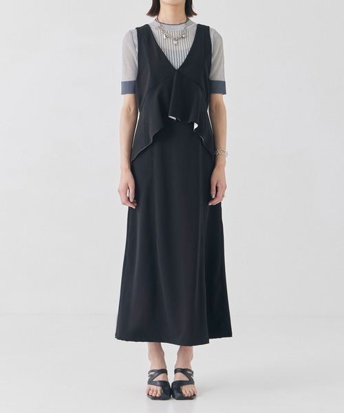 【再値下げ】UNITED TOKYO オルガンツィードジャンスカ　ワンピース UNITED TOKYO（ユナイテッドトウキョウ） ジャンパースカート 「残り