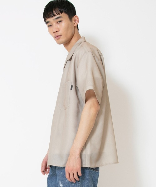 Johnbull シャツ メッシュショートスリーブシャツ メンズ