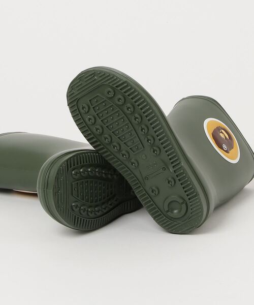 A BATHING APE 長靴 レインブーツ HEAD RAIN BOOTS キッズ 子供