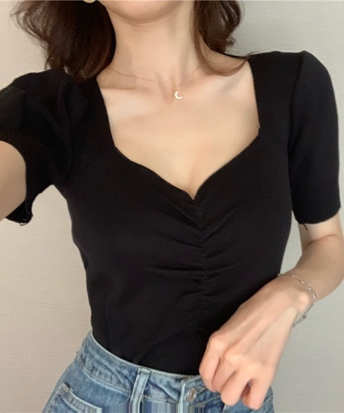 Per sist ence（パーシエンス） tシャツ Vネックフロントシャーリング