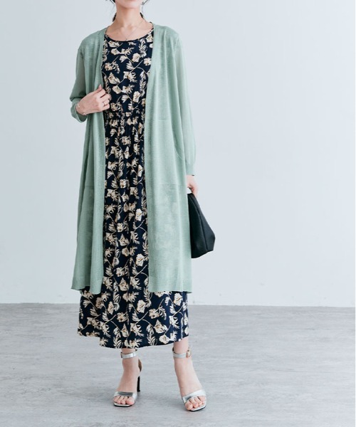 カーディガン シアー ニット ロング レディース : ZOZOTOWN Yahoo!店