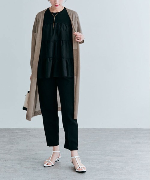 Theory 19aw ロングカーディガン theory ロングカーディガン ブラックorホワイトの通販はau PAY