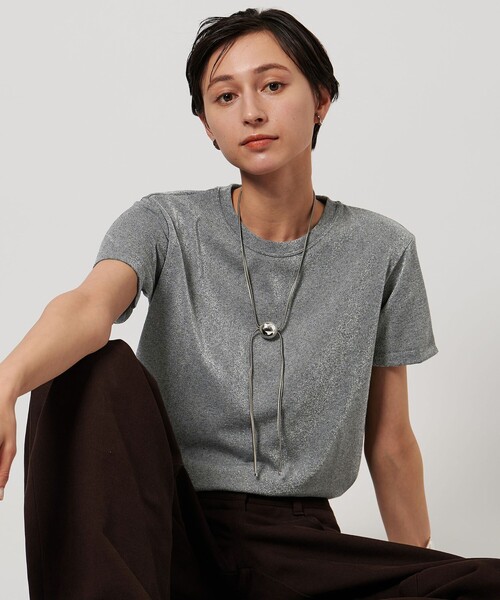 UNITED ARROWS tシャツ ラメ Tシャツ レディース : ZOZOTOWN