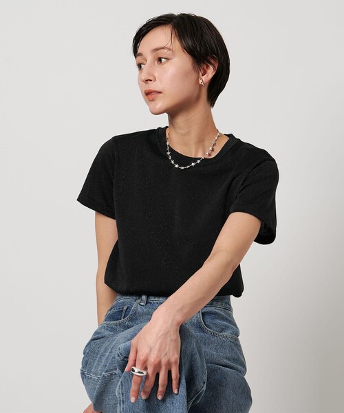 ユナイテッドアローズ 今季ラメTシャツ　2025SS UNITED ARROWS tシャツ ラメ Tシャツ レディース : ZOZOTOWN