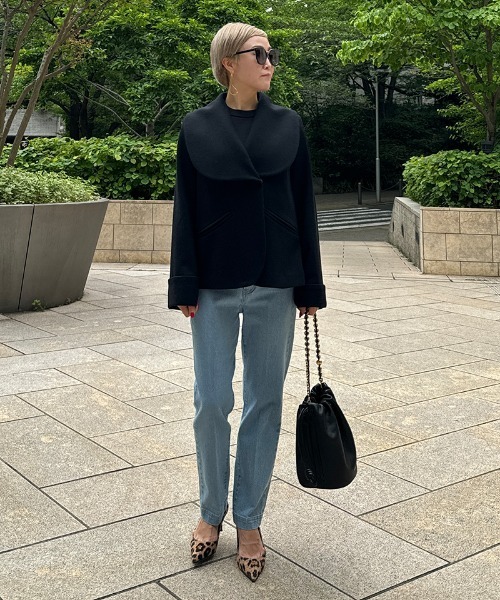 完売品　JENNE ジェンヌ　クラシカルショートコート　キャメル　L 完売品JENNE ジェンヌクラシカルショートコートキャメルL