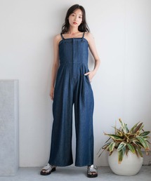 LOWRY FARM デニムサロペット　Mサイズ 綿100 LOWRYS FARM - ローリーズファーム デニムサロペット