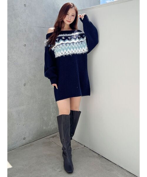 【限定色】 【HOLIDAY】ノルディックワンピース 楽天市場】セール30%0FF 定価4,980円→3,480円ノルディック柄