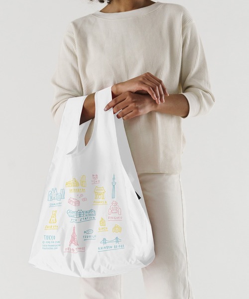 エコバッグ 10 CORSO COMO Small Logo Eco Bag - White 10 CORSO COMO Small Logo Eco Bag - White (10 corso como