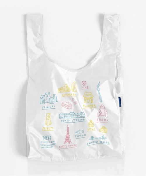BAGGU（バグゥ） エコバッグ STANDARD BAGGU 551.TOKYO MAP ホワイト