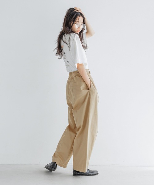 169枚 LOWRYS FARM パンツ ツイルカーブパンツ 139157 レディース