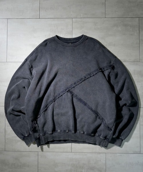 Starting Over トレーナー スウェット sulfur dyeing cut off  