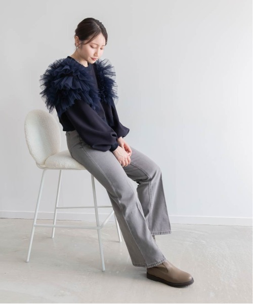 RANDA（ランダ） ブーツ 晴雨兼用 トラックソールショートブーツ