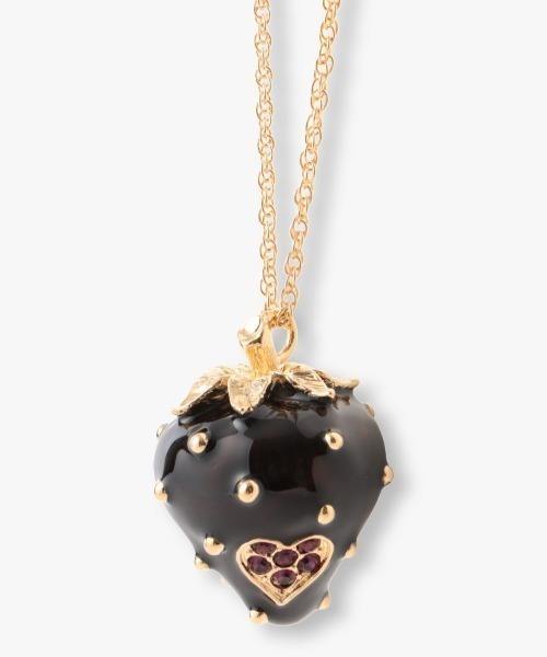 【ANNA SUI】即対応 いちごモチーフ ロングネックレス ANNA SUI ネックレス いちごモチーフ ロングネックレス