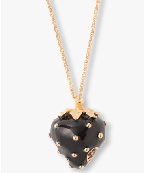 【ANNA SUI】即対応 いちごモチーフ ロングネックレス ANNA SUI ネックレス いちごモチーフ ロングネックレス