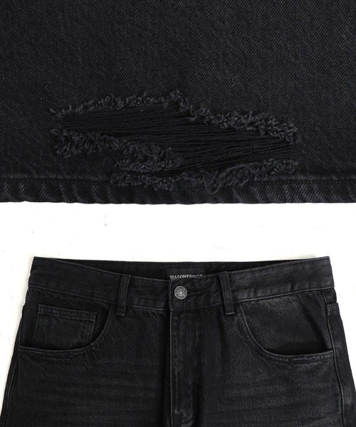 MASONPRINCE ジーンズ ルーズフィット ハイウエスト ブーツカット