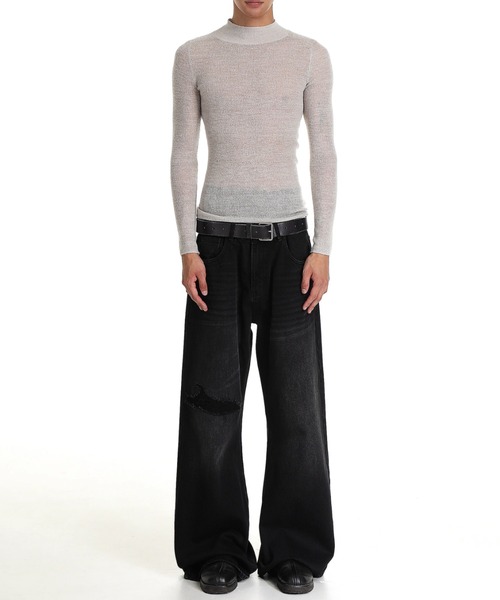 MASONPRINCE ジーンズ ルーズフィット ハイウエスト ブーツカット