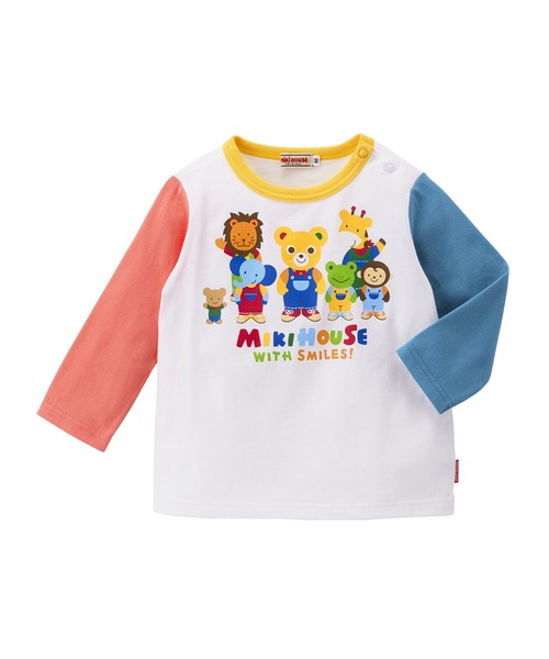 tシャツ プッチー＆うさこ　アニマル長袖Ｔシャツ キッズ 子供服 男の子 女の子の画像