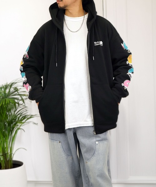 BURNER（バーナー） パーカー 「GROOVY STORE」Walking Donut 裏起毛