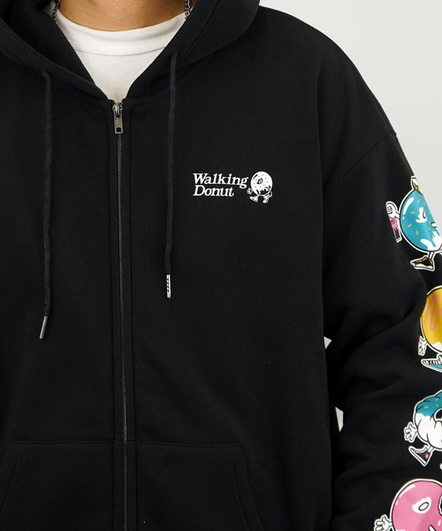 BURNER（バーナー） パーカー 「GROOVY STORE」Walking Donut 裏起毛