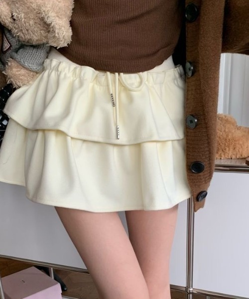 Marques Almeida イエローフリンジミニスカート Achic スカート フリルティアードミニスカート : ZOZOTOWN Yahoo