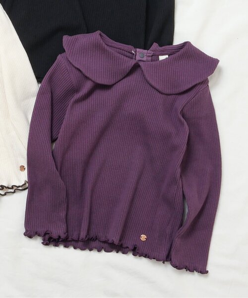 apres les cours tシャツ 衿付きリブトップス キッズ 子供服 男の子 