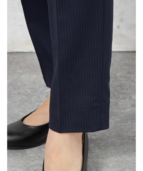 スラックス パンツ 「ウォッシャブル」パンツ ストレート ニット