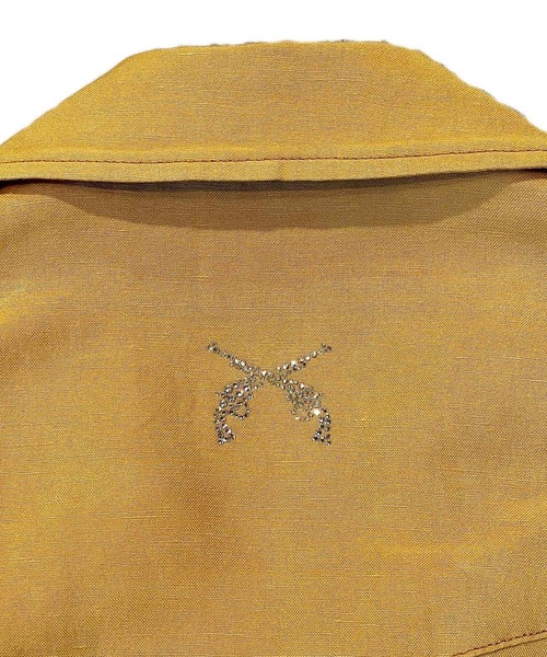 革ジャン ライダース POPLIN RIDERS JACKET CRYSTAL メンズ レディースの画像
