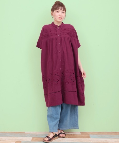 チチカカ（TITICACA） ワンピース Rico カットワーク刺繍ワンピース