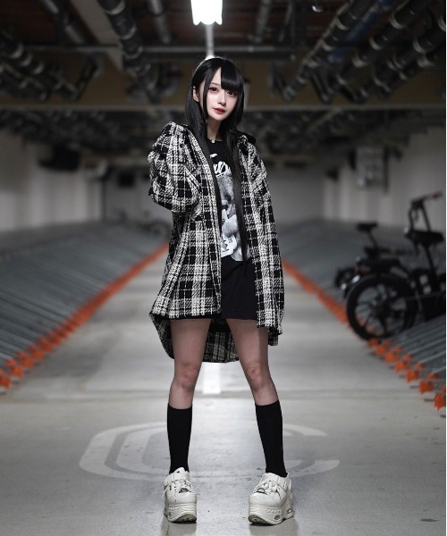 ブラウス シャツ 「TRAVAS TOKYO/トラバス トーキョー」フード付きチェックシャツ レディース メンズ TRAVAS TOKYO ブラウス シャツ 「TRAVAS TOKYO/トラバス
