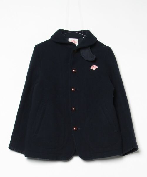 Danton（ダントン） ステンカラーコート 38 ネイビー レディース