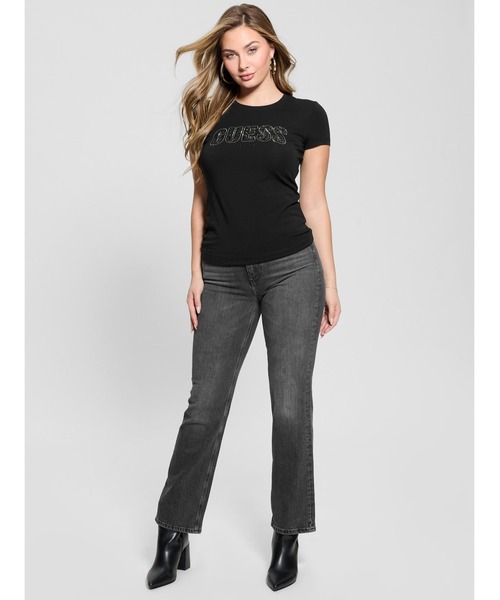 GUESS 売れ筋商品|||ゲス Tシャツ トップス レディース Tops Black Tシャツ/カットソー | GUESS(ゲス) JAPAN 公式オンラインストア