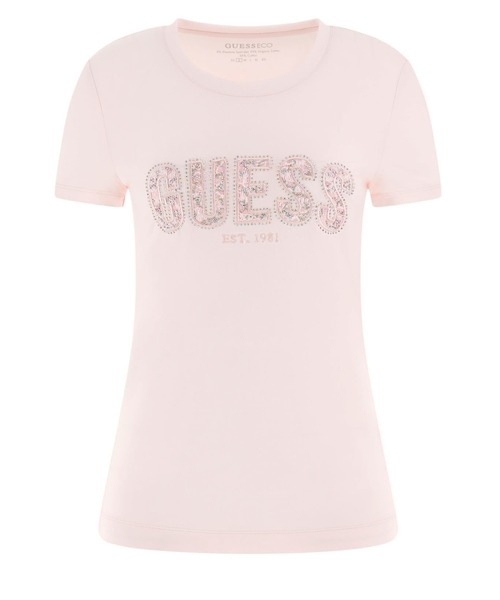 tシャツ CN Ss Logo Segquins Tee レディース CN Ss Logo Segquins Tee | GUESS(ゲス) JAPAN 公式オンライン