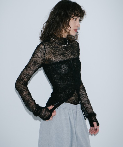 HANNE tシャツ ビスチェコンビレーストップス レディース : ZOZOTOWN