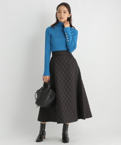 「Andemiu」 フレアスカート SMALL ブルー レディース_画像2