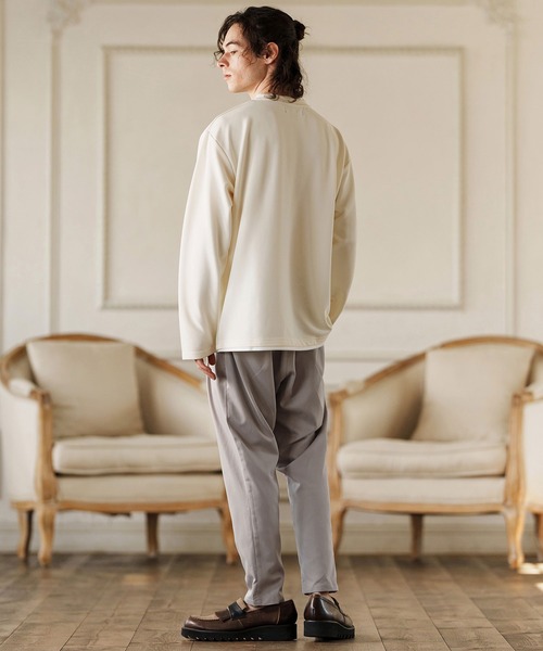 CAMBIO（カンビオ） パンツ mp13246-Two Tuck Sarrouel Slacks