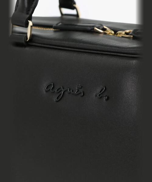 人気★agnes b. 2WAY ボストンバッグ★シンプル メタルロゴ 上品 agnes b.｜2wayボストンバッグ (RAT01-02) | Rakuten Fashion