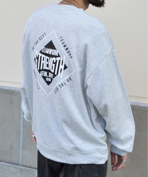 トレーナー スウェット 「MODISH GAZE」STRENGTH裏毛スウェット レディース メンズ MODISH GAZE トレーナー スウェット 「MODISH GAZE」STRENGTH裏