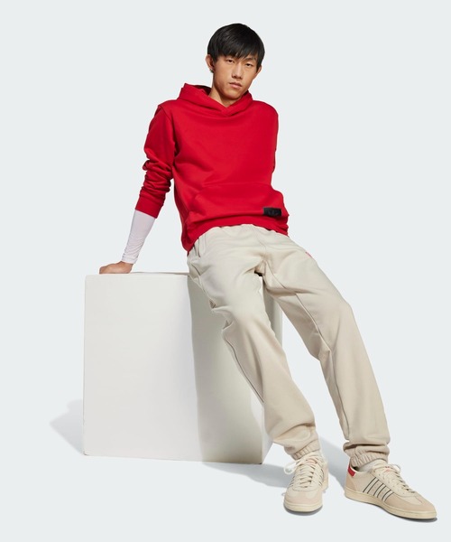 クラブアディダス タオル地 トラックパンツ ジャージ ホワイト/レッド S 楽天市場】 【公式】アディダス adidas 返品可 ライフスタイル