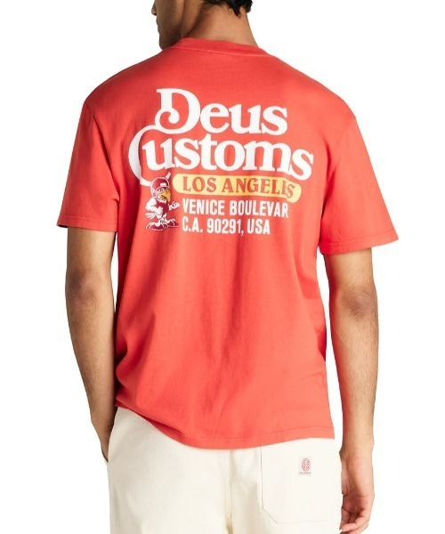 DEUS EX MACHINA tシャツ 「DEUS」Raptor Tee ラプターティー