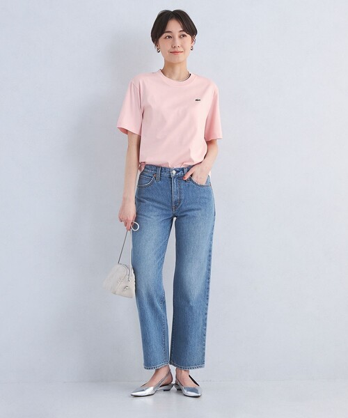 tシャツ 「LACOSTE」ワンポイント ソフトタッチ Tシャツ レディース LACOSTE tシャツ 「LACOSTE」ワンポイント ソフトタッチ Tシャツ